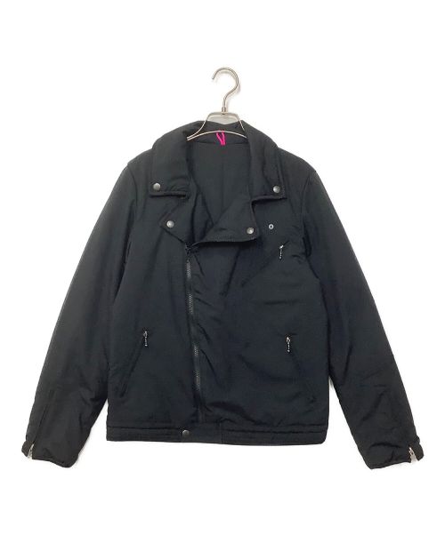GOOD ENOUGH（グッドイナフ）GOOD ENOUGH (グッドイナフ) ナイロンライダースジャケット ブラック サイズ:2の古着・服飾アイテム