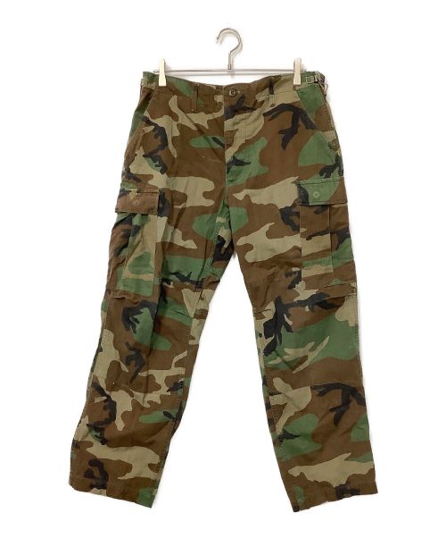 US ARMY（ユーエスアーミー）US ARMY (ユーエス アーミー) フィールドカーゴパンツ グリーン×ブラウン サイズ:-の古着・服飾アイテム