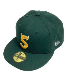 New Era×SUPREME（ニューエラ×シュプリーム）の古着「S Logo New Era Cap」｜グリーン