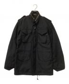 ALPHAアルファ）の古着「M-65フィールドジャケット」｜ブラック