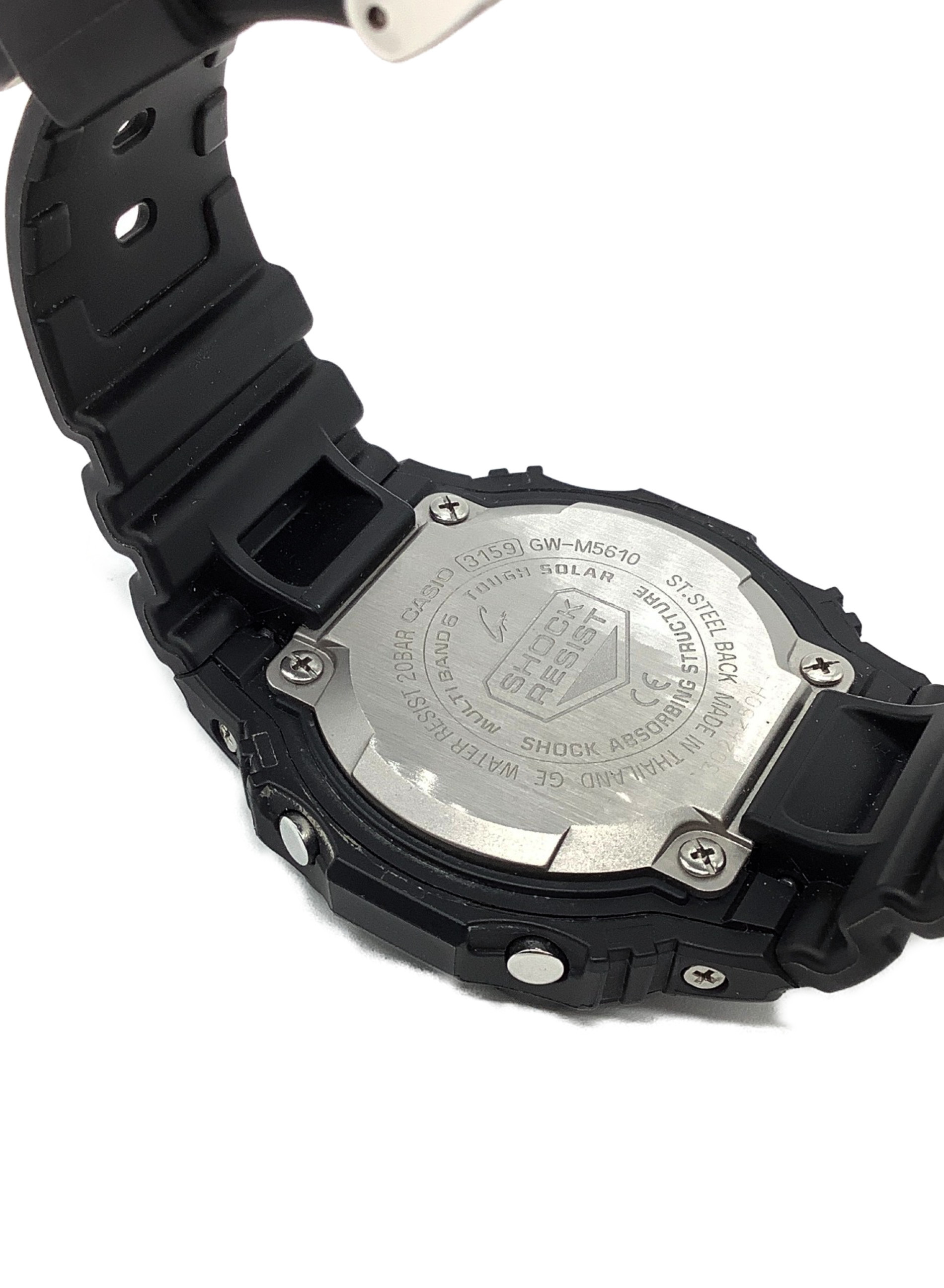 CASIO (カシオ) 腕時計　GW-M5610 ブラック G-SHOCK GW-M5610 電波ソーラー 動作確認済み ラバー