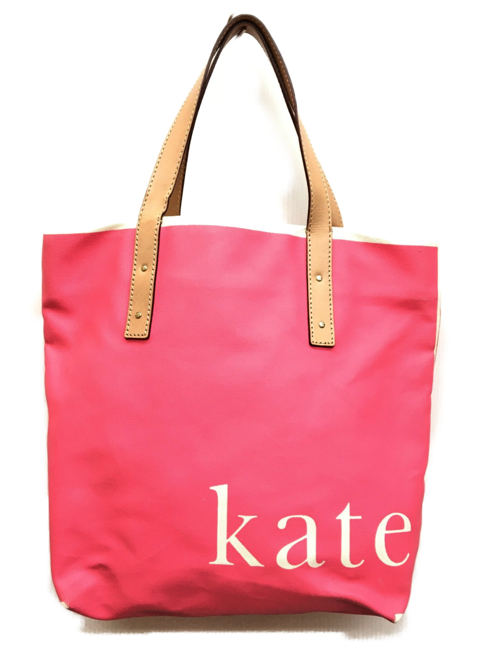 Kate Spade (ケイトスペード) キャンバストートバッグ ピンク