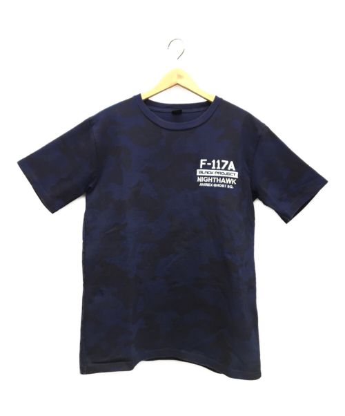 AVIREX（アヴィレックス）AVIREX (アヴィレックス) Tシャツ ネイビー サイズ:Ｌの古着・服飾アイテム