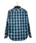 Timberland (ティンバーランド) チェックシャツ スカイブルー×ネイビー サイズ:XS：2480円