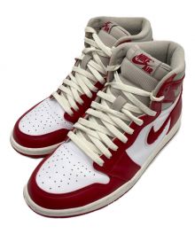 NIKE（ナイキ）の古着「Nike WMNS Air Jordan 1 High OG "Varsity Red/Chenille"」｜ホワイト×レッド