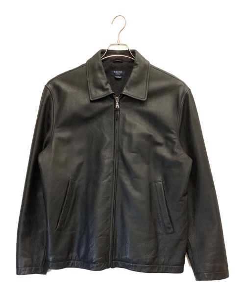 BROOKS（ブルックス）BROOKS (ブルックス) レザージャケット ブラック サイズ:Ｍの古着・服飾アイテム