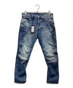G-STAR RAWジースターロゥ）の古着「3d straight tapered jeans」｜インディゴ
