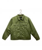 LEVI'Sリーバイス）の古着「RELAXED FIT PADDED TRUCKER JACKET」｜グリーン