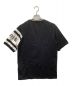 GIVENCHY (ジバンシィ) コントラストスリムTシャツ ブラック×ホワイト サイズ:M：25000円