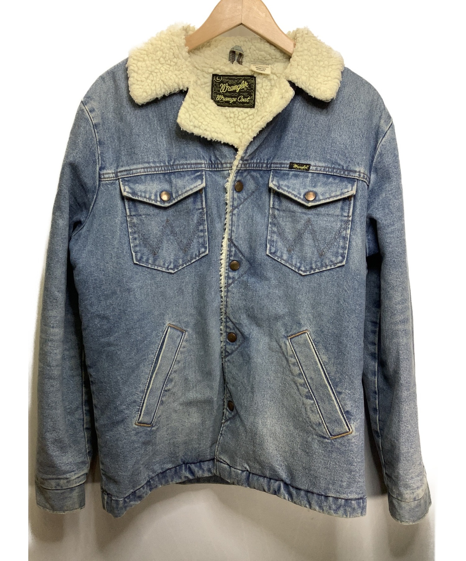中古 古着通販 Wrangler ラングラ 裏ボアジャケット スカイブルー サイズ L ブランド 古着通販 トレファク公式 Trefac Fashion
