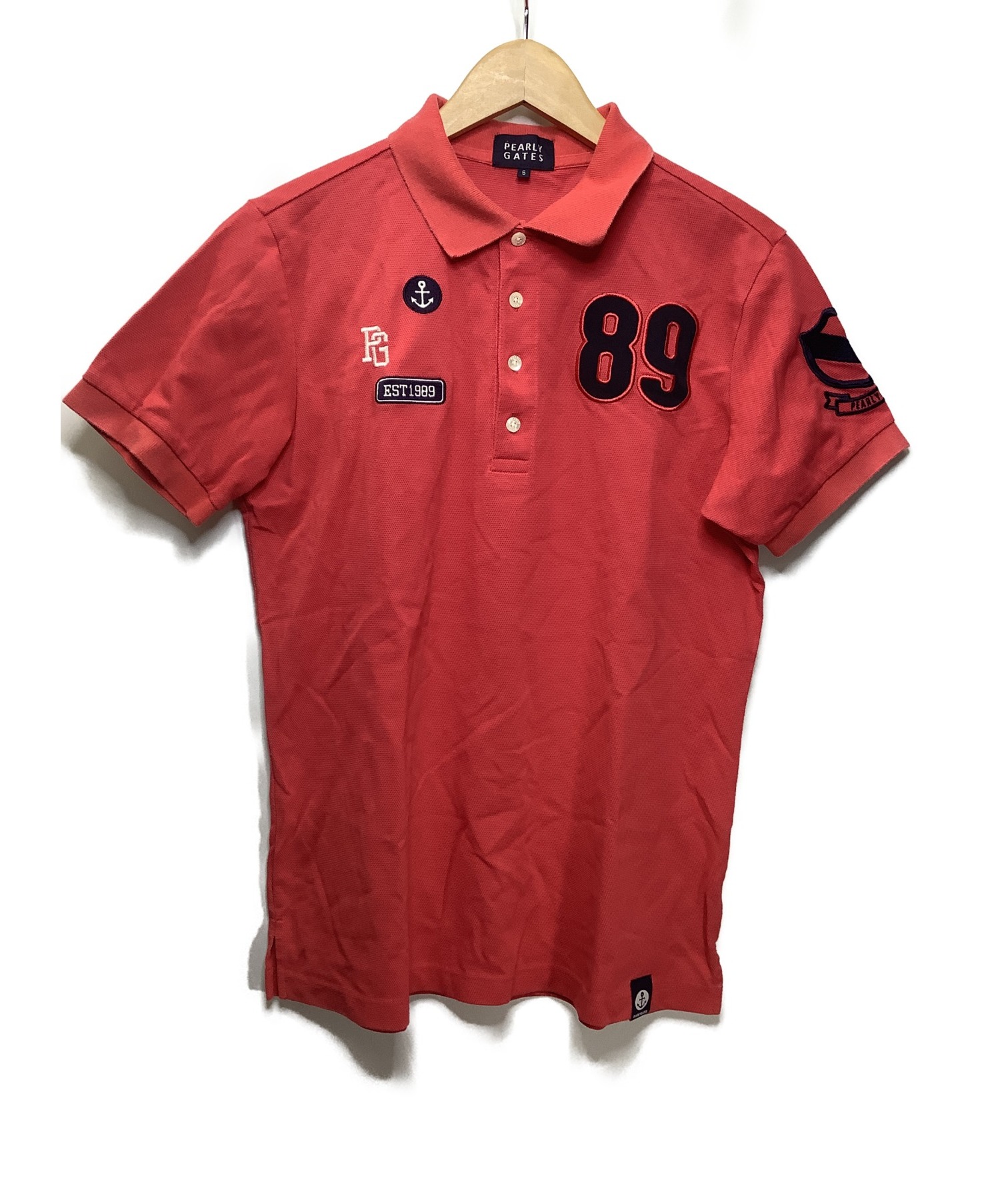 本物品質のゴルフパーリーゲイツ☆タグ付き新品 Japan Quality 鹿の子 ポロシャツ