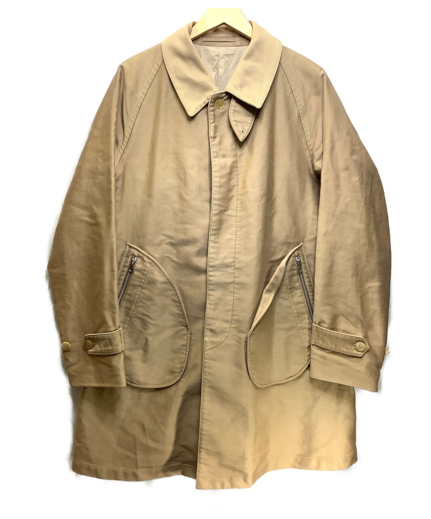 中古 古着通販 Scye サイ ステンカラーコート ベージュ サイズ 38 ブランド 古着通販 トレファク公式 Trefac Fashion
