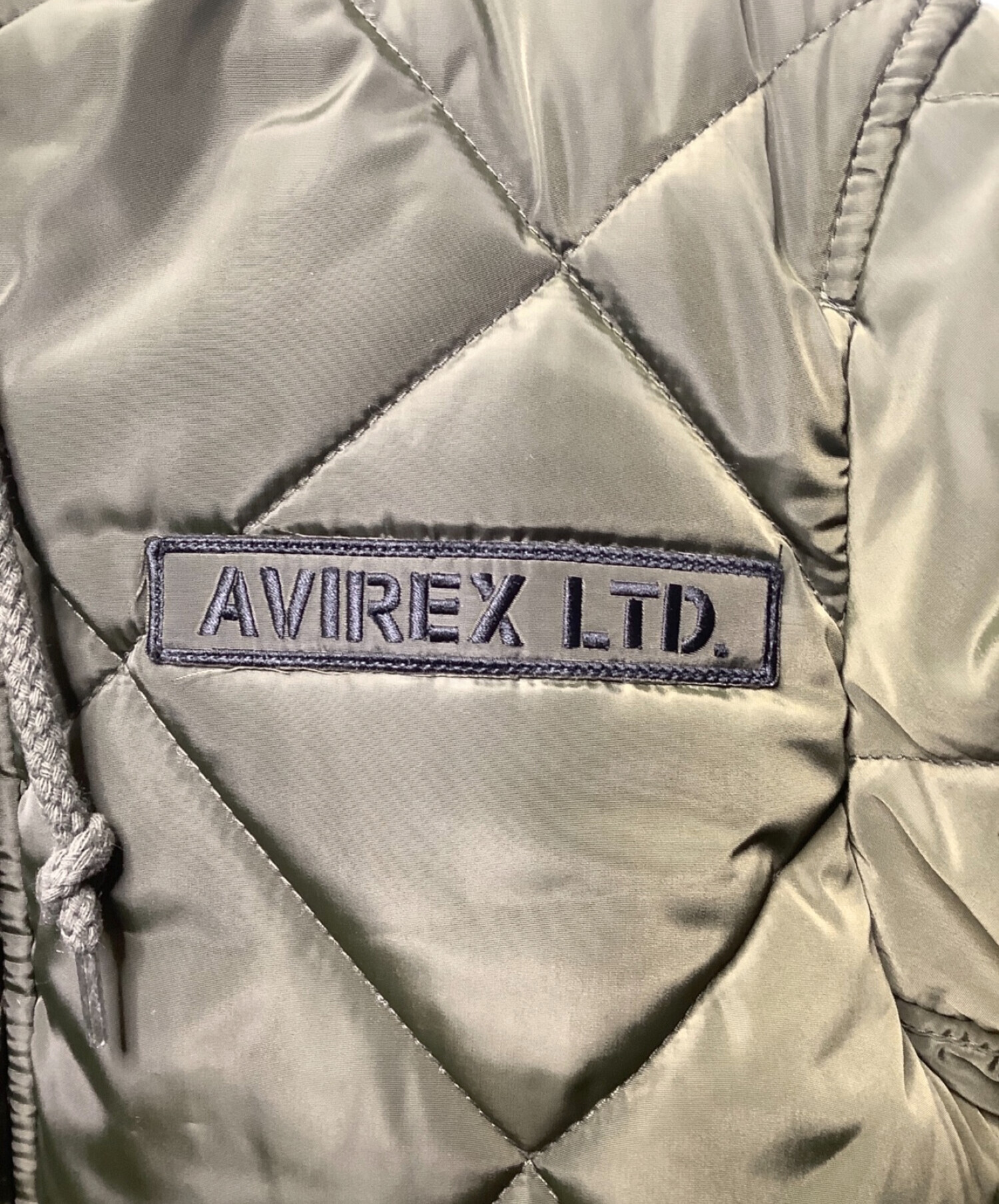 AVIREX (アヴィレックス) キルティングジャケット カーキ サイズ:M