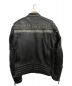 HARLEY-DAVIDSON (ハーレーダビットソン) ライダースジャケット ブラック サイズ:M：14000円