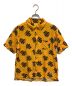 FR2（エフアールツー）の古着「総柄オープンカラーシャツ」｜オレンジ
