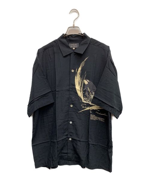 SEDUCTION de NICOLE（セデクションニコル）SEDUCTION de NICOLE (セデクションニコル) ヴィンテージシャツ ブラック サイズ:48の古着・服飾アイテム