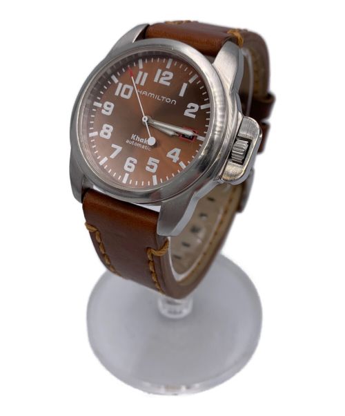 HAMILTON（ハミルトン）HAMILTON (ハミルトン) 腕時計 ブラウンの古着・服飾アイテム