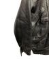 中古・古着 GOLDEN LION (ゴールデンライオン) レザージャケット ブラック サイズ:-：8800円