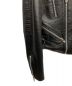 中古・古着 UNCONDITIONAL (アンコンディショナル) レザーライダースジャケット ブラック サイズ:S：5000円