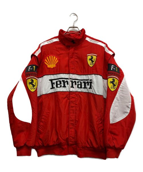 Ferrari（フェラーリ）Ferrari (フェラーリ) レーシングジャケット レッド サイズ:XXLの古着・服飾アイテム