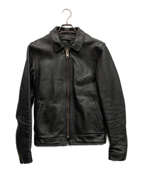 VANSON（バンソン）VANSON (バンソン) レザージャケット ブラック サイズ:34の古着・服飾アイテム