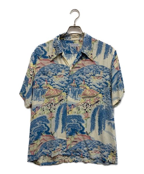 Sun Surf（サンサーフ）Sun Surf (サンサーフ) アロハシャツ ブルー サイズ:Mの古着・服飾アイテム