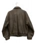 BACK LOT (バックロット) カウレザージャケット ブラウン サイズ:L：8000円