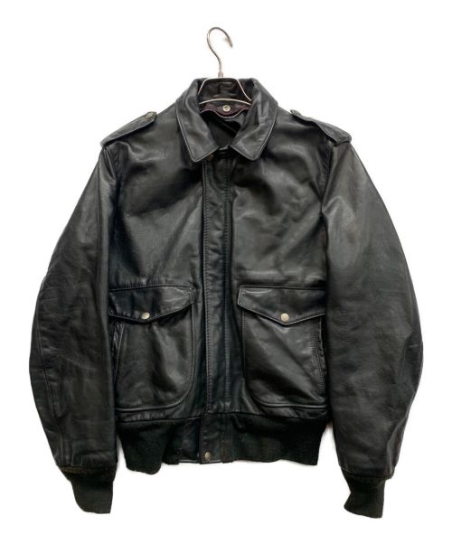 Schott（ショット）Schott (ショット) ライダースジャケット ブラック サイズ:38の古着・服飾アイテム