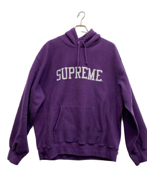 SUPREME（シュプリーム）SUPREME (シュプリーム) Varsity Hooded Sweatshirt パープル サイズ:X LARGEの古着・服飾アイテム