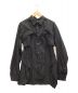 COMME des GARCONS HOMME PLUS（コムデギャルソンオムプリュス）の古着「バックルレイヤードシャツ」｜ブラック