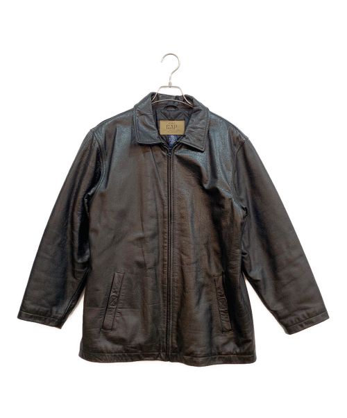 GAP（ギャップ）GAP (ギャップ) レザージャケット ブラック サイズ:XXLの古着・服飾アイテム