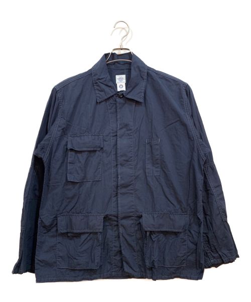 POST O'ALLS（ポストオーバーオールズ）POST O'ALLS (ポストオーバーオールズ) シャツジャケット ネイビー サイズ:Lの古着・服飾アイテム