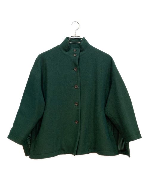 BEARDSLEY（ビアズリー）BEARDSLEY (ビアズリー) BEARDSLEYショートコート ダークグリーン サイズ:Fの古着・服飾アイテム
