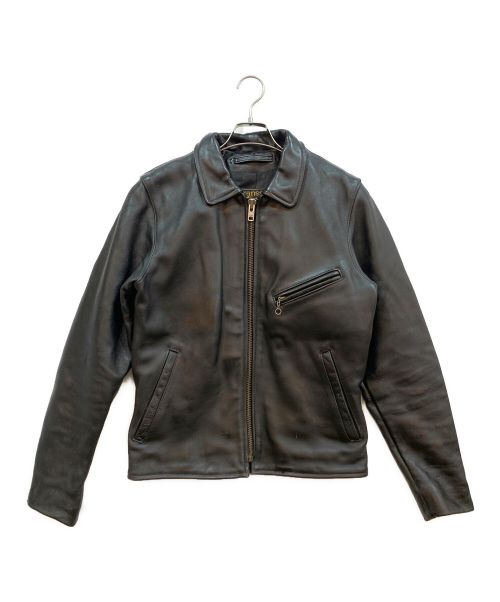VANSON（バンソン）VANSON (バンソン) レザージャケット ブラック サイズ:36の古着・服飾アイテム