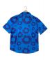 Franklin & Marshall (フランクリン＆マーシャル) 花柄コットンオープンカラーシャツ ブルー サイズ:M 未使用品：4800円