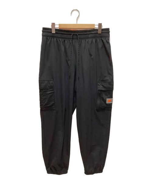 NIKE（ナイキ）NIKE (ナイキ) Women's Sports Utility Woven Cargo Pants ブラック×オレンジ サイズ:Lの古着・服飾アイテム