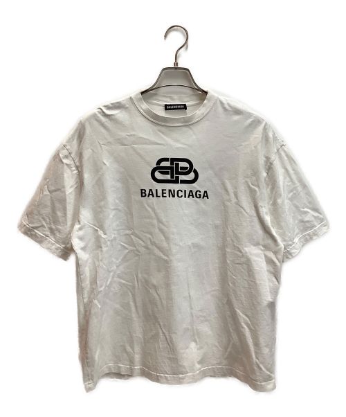 BALENCIAGA（バレンシアガ）BALENCIAGA (バレンシアガ) BBロゴTシャツ ホワイト サイズ:XSの古着・服飾アイテム
