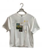 TAKEO KIKUCHIタケオキクチ）の古着「日本画 グラフィック プリント Tシャツ 愛知」｜ホワイト