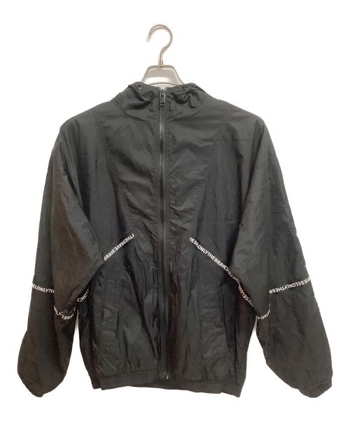 DIESEL（ディーゼル）DIESEL (ディーゼル) ナイロンジップジャケット ブラック サイズ:Mの古着・服飾アイテム