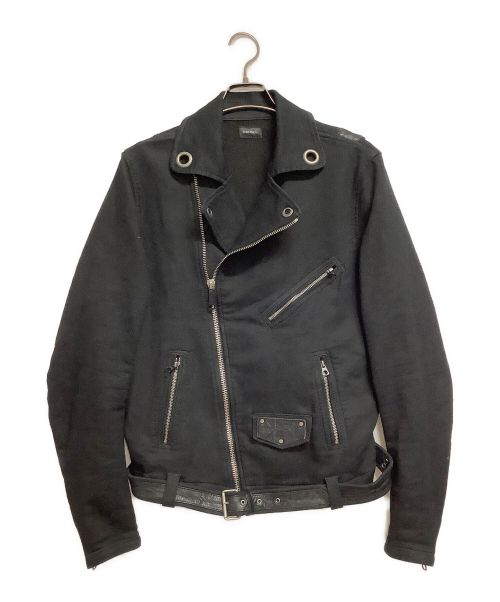 DIESEL（ディーゼル）DIESEL (ディーゼル) ライダースジャケット ブラック サイズ:Lの古着・服飾アイテム