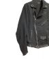 中古・古着 DIESEL (ディーゼル) ライダースジャケット ブラック サイズ:L：7800円