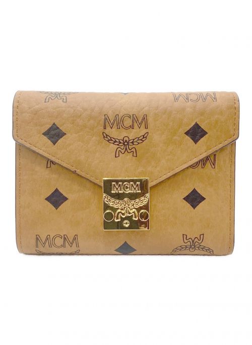 MCM（エムシーエム）MCM (エムシーエム) 3つ折り財布 ブラウン サイズ:-の古着・服飾アイテム