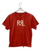 RRLダブルアールエル）の古着「ロゴTシャツ」｜レッド