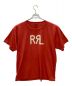 RRL（ダブルアールエル）の古着「ロゴTシャツ」｜レッド
