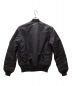 ALPHA (アルファ) MA-1ジャケット ブラック サイズ:M 未使用品：11000円