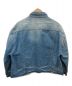 bukht (ブフト) カットオフデニムジャケット ブルー サイズ:1：3980円