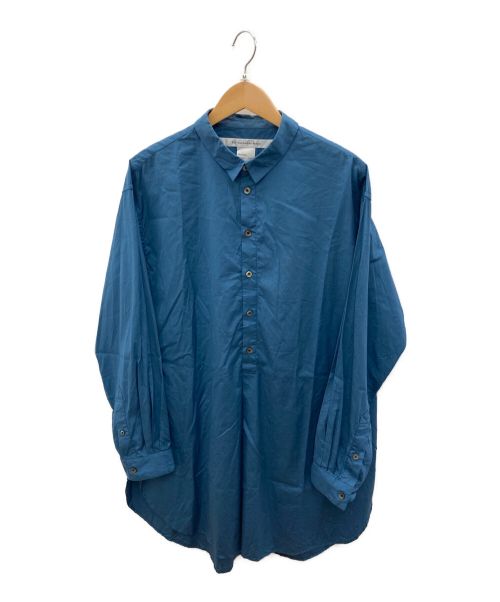 EEL（イール）EEL (イール) ロングシャツ スカイブルー サイズ:Mの古着・服飾アイテム