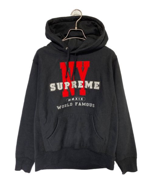 SUPREME（シュプリーム）SUPREME (シュプリーム) NY Hooded Sweatshirt  ブラック サイズ:Sの古着・服飾アイテム