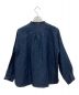 nop de nod (ノップドゥノッド) スタンドカラーポケットジャケットシャツ インディゴ サイズ:M 未使用品：5000円