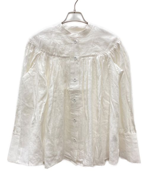 nop de nod（ノップドゥノッド）nop de nod (ノップドゥノッド) レースシャツ ホワイト サイズ:M 未使用品の古着・服飾アイテム